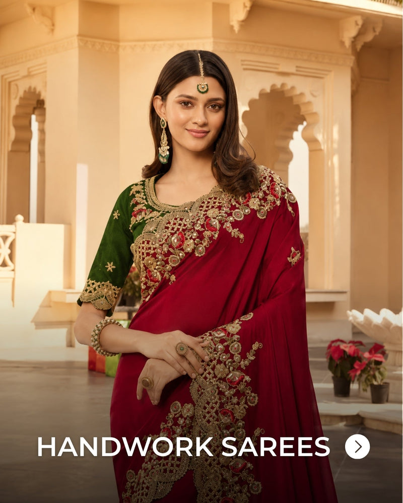 Handwork sarees